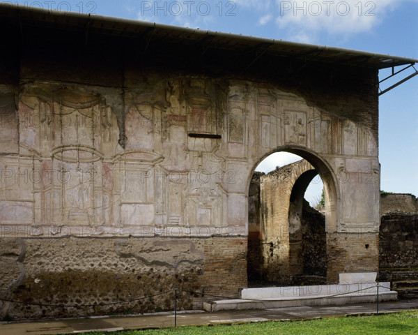 Partial view of the rooms, Terme Stabiane, Pompeii, Italy, 3rd century BC, (2002). Creator: LTL.