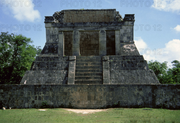 Temple of the Bearded Man, Chichen Itza, Yucatan, Mexico, Mayan, 1998. Creator: Unknown.