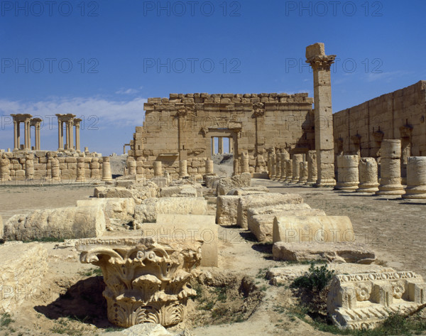 Ruins, Palmyra (Oasis Tadmor), Syria, 2001. Creator: LTL.