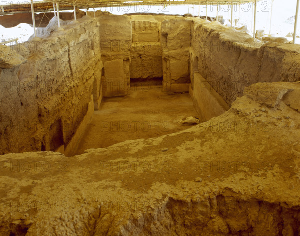 Ruins of the Throne Room, Royal Palace, Mari, Syria, 2005. Creator: LTL.