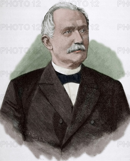 Albert von Maybach (1822-1904), German lawyer, politician and railway manager, 1885. Creator: Unknown.