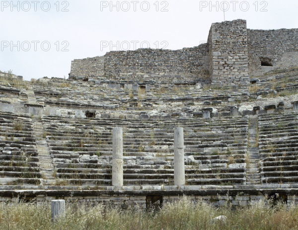 The Theatre: Cavea and orchestra, Miletus, Anatolia, Turkey, 300-133 BC (1999). Creator: Unknown.