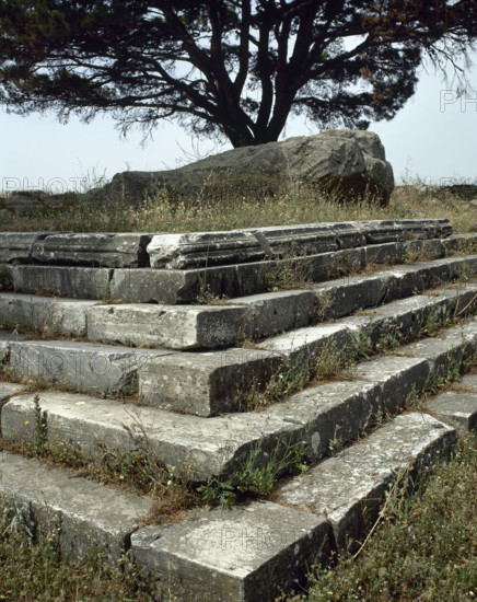 Basement of the Pergamon Zeus Altar, Turkey, 2nd century BC (1999). Creator: Unknown.