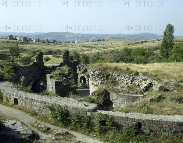 Circular treatment center, known as the Temple of Telesphorus, Pergamon, Turkey, 1999. Creator: Unknown.