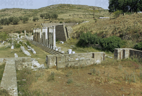 Ruins, Pergamon, Aeolis, Anatolia, Turkey, 1999. Creator: Unknown.