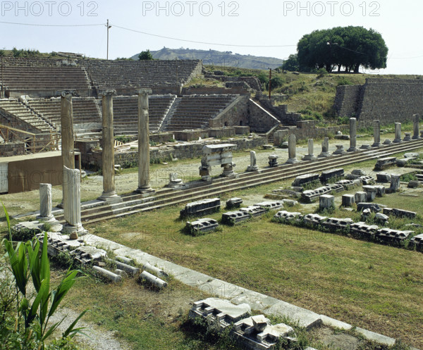 Ruins, Pergamon, Aeolis, Anatolia, Turkey, 1999. Creator: Unknown.