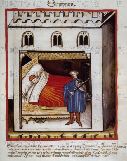 Sleep, 14th century. Creator: Unknown.