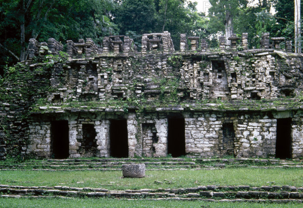 Temple of Labyrinth, Yaxchilan, Mexico, Late Classical Period, (1998). Creator: Unknown.