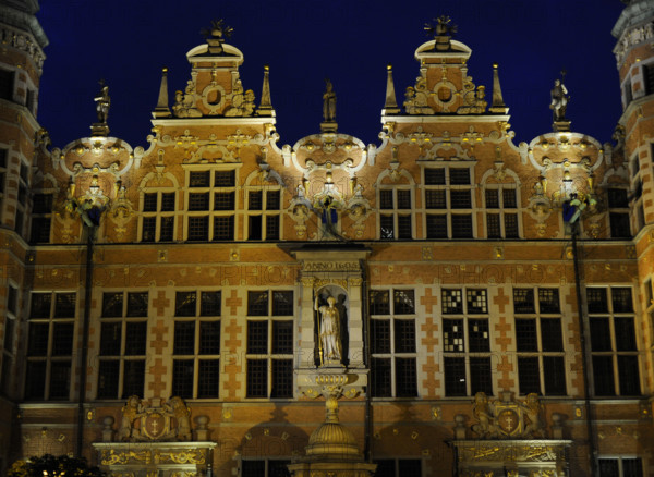 Night view, Great Arsenal, Gdansk, Poland, 17th centry (2015). Creator: Unknown.