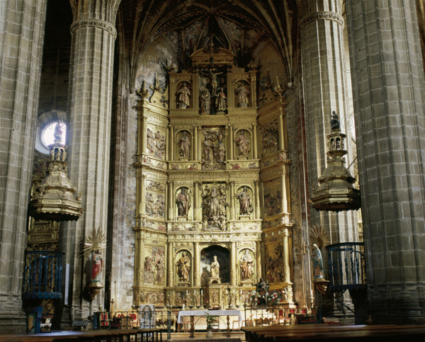Central nave, Parish Church of Santa Maria de la Asuncion, Briones, Spain, 2000. Creator: LTL.