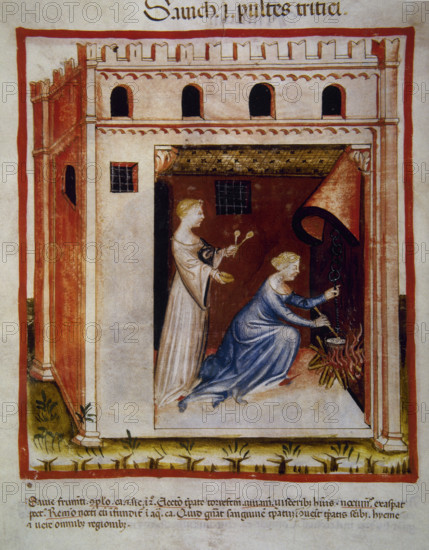 Wheat porridge, 14th century. Creator: Unknown.