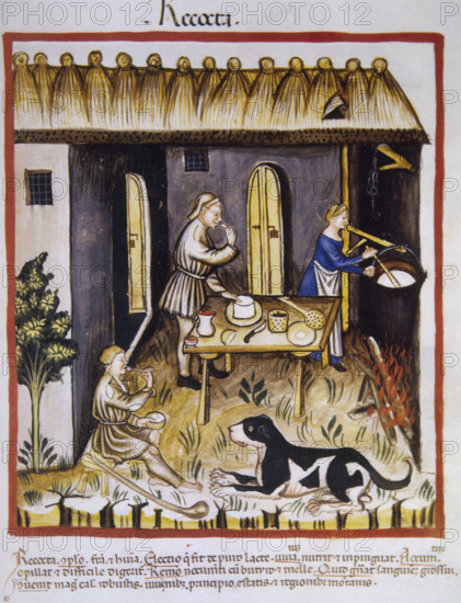 White cheese, 14th century. Creator: Unknown.