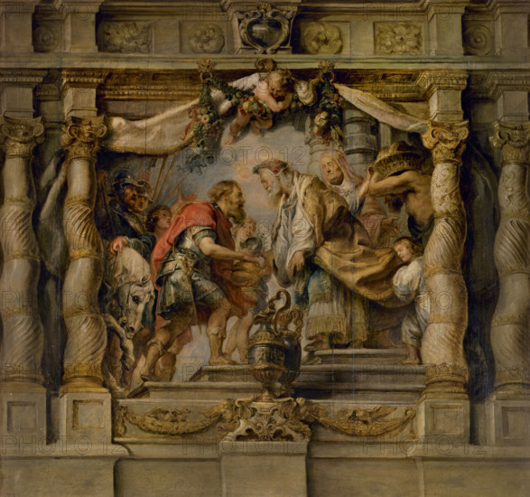 The Meeting of Abraham and Melchizedek, c1625. Creator: Peter Paul Rubens.