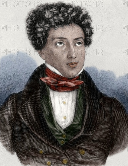 Alexandre Dumas (1802-1870), French writer, 19th century. Creator: Unknown.
