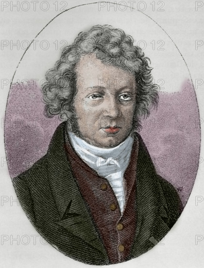 German writer Johann Wolfgang von Goethe, (19th century). Creator: Unknown.