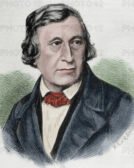 Wilhelm Grimm, 19th century. Creator: Unknown.