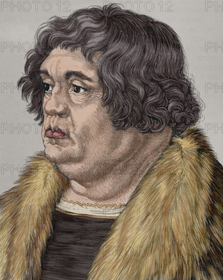 Willibald Pirckheimer, (19th century). Creator: Richard Brend'amour.