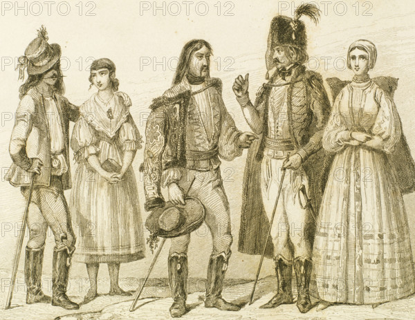 Hungarians, 19th century? Creator: Unknown.