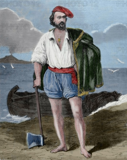 Masaniello, Italian revolutionary, (19th century). Creator: Polhey.