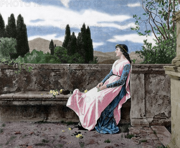 Matilda of Tuscany, (1887). Creator: Richard Brend'amour.