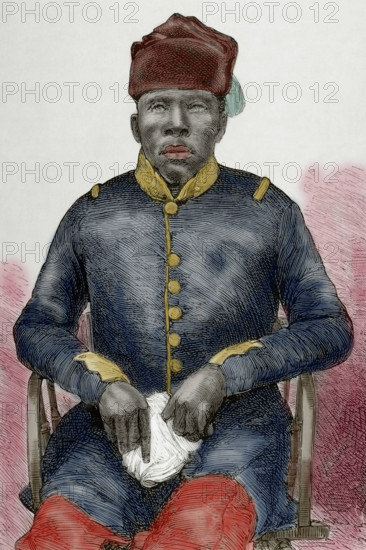 Gabasheane Masupha, Paramount chief of Basotho, 1940s? Creator: Capuz.