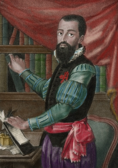 Garcilaso de la Vega (1501-1536), Spanish soldier and poet. Creator: Unknown.