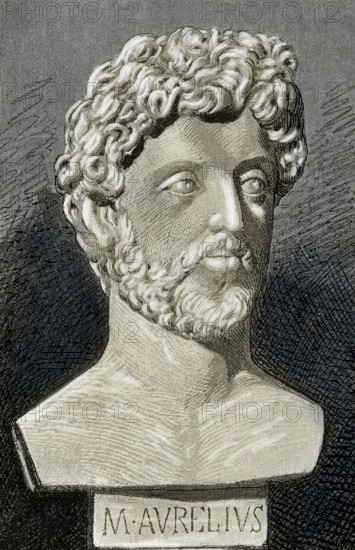 Marcus Aurelius, 1882. Creator: Joan Serra y Pausas.