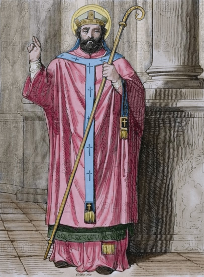Maximus the Confessor, 1852. Creator: Cibera.
