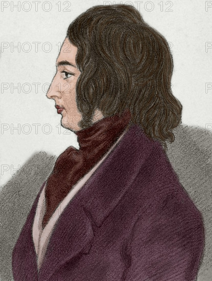 Charles Dickens (1812-1870), British novelist, 19th century. Creator: Alfred d'Orsay.