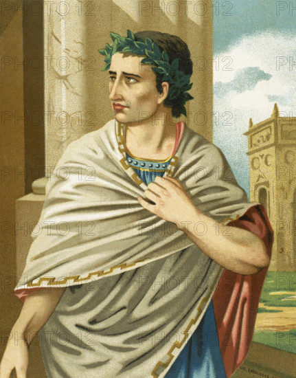 Portrait of Gaius Julius Caesar, 1875. Creator: Unknown.
