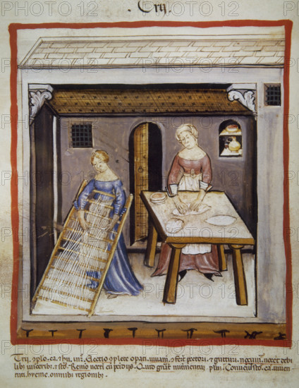 Homemade bread, 14th century. Creator: Unknown.
