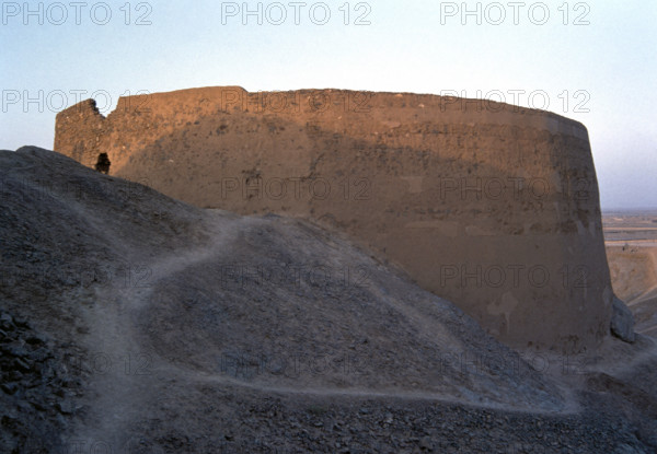 Zoroastrian Tower of Silence, Yazd, Iran, 2000. Creator: LTL.