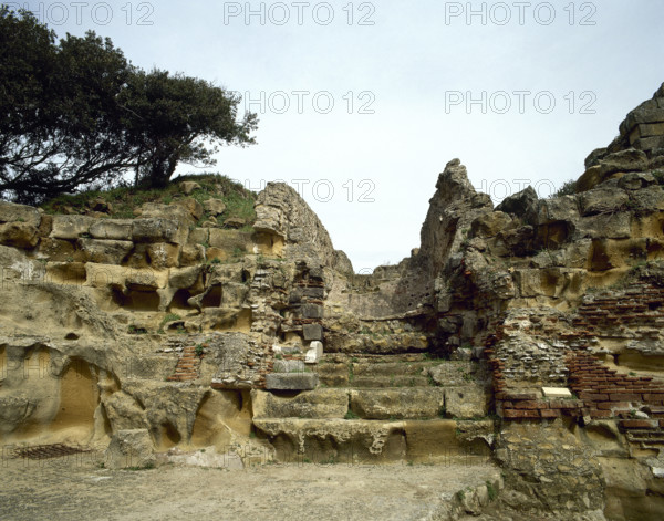 Ruins of the Oracle of the Cumaean Sibyl, Cumae, Italy, 2000. Creator: LTL.