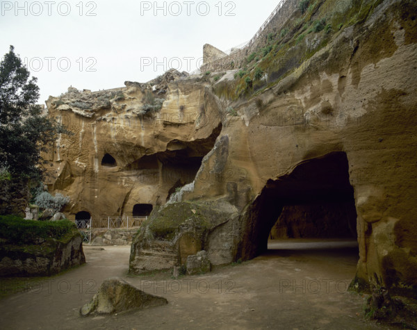 Ruins of the Oracle of the Cumaean Sibyl, Cumae, Italy, 2000. Creator: LTL.