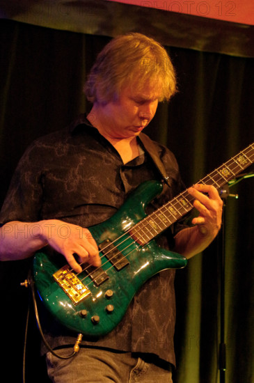 James Rosocha, BD Lenz Trio, Verdict Jazz Club, Brighton, East Sussex, June 2024. Creator: Brian O'Connor.