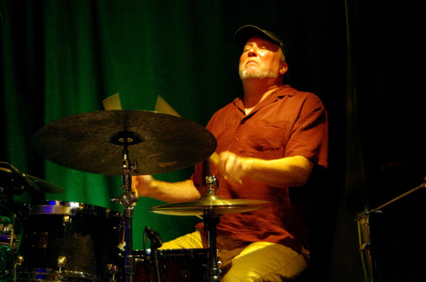 Joe Falcey, B D Lenz Trio, Verdict Jazz Club, Brighton, East Sussex, June 2024. Creator: Brian O'Connor.