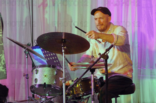 Jay Davis, Eddie Parker’s Airborn, Watermill Jazz Club, Dorking, Surrey, March 2025. Creator: Brian O'Connor.