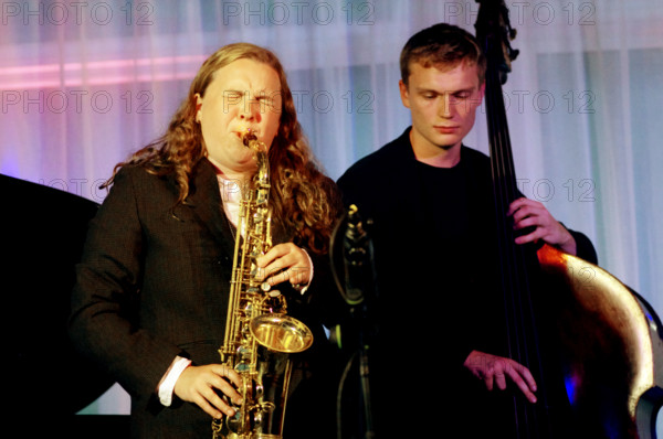 Will Sach and Sara Hanahan, Watermill Jazz Club, Dorking, Surrey, July 2024. Creator: Brian O'Connor.