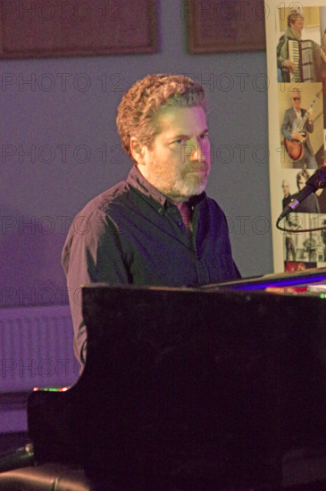 Kevin Hays, Kevin Hays-Jorge Rossy Duo, Watermill Jazz Club, Dorking, Surrey, Jan 2025. Creator: Brian O'Connor.