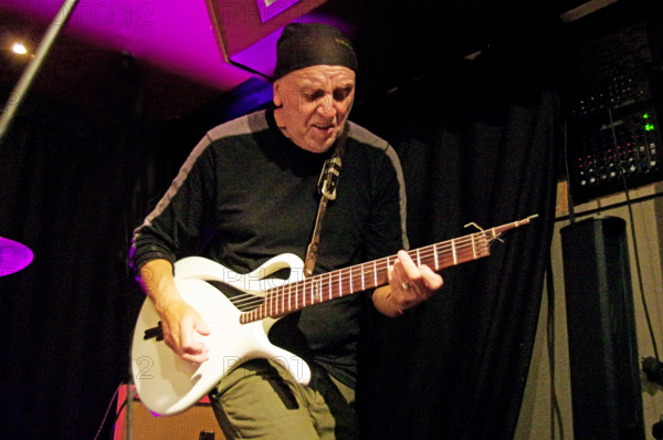 Jose Neto, Jose Neto Quartet, Verdict Jazz Club, Brighton, East Sussex, May 2025. Creator: Brian O'Connor.