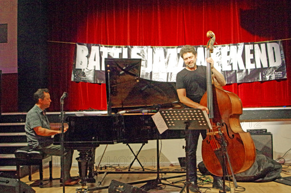 Jason Rebello-Orlando Le Fleming Duo, Battle Jazz Festival, Battle, East Sussex, July 2024. Creator: Brian O'Connor.