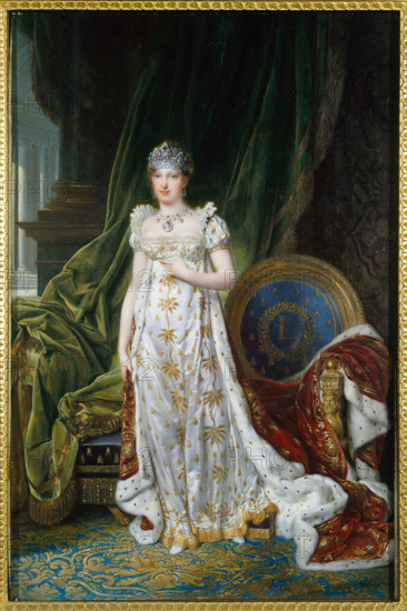 Empress Marie-Louise, 1810. Creator: Isabey, Jean-Baptiste (1767-1855).