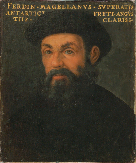Portrait of Ferdinand Magellan, c1579. Creator: Anonymous.
