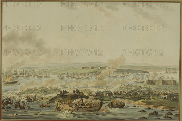 The Siege of the Fortress Ochakov on December 1788, 1788. Creator: Mechel, Christian von (1737-1817).