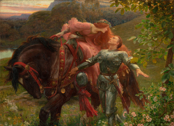 La Belle Dame sans Merci, 1901. Creator: Dicksee, Sir Frank (1853-1928).