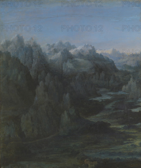 Mountain Range, c1530. Creator: Altdorfer, Albrecht (c. 1480-1538).