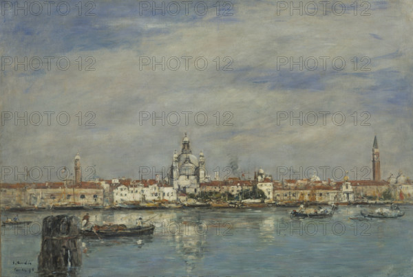 The Grand Canal, Venice, 1895. Creator: Boudin, Eugène-Louis (1824-1898).