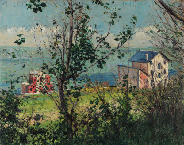 Villas à Trouville, 1882. Creator: Caillebotte, Gustave (1848-1894).