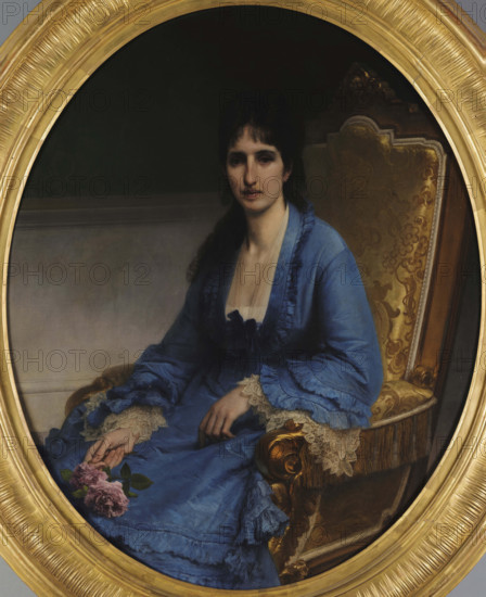 Portrait of Countess Antonietta Negroni Prati Morosini, 1871-1872. Creator: Hayez, Francesco (1791-1882).