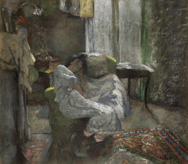Portrait of Madame Hessel, 1910. Creator: Vuillard, Édouard (1868-1940).